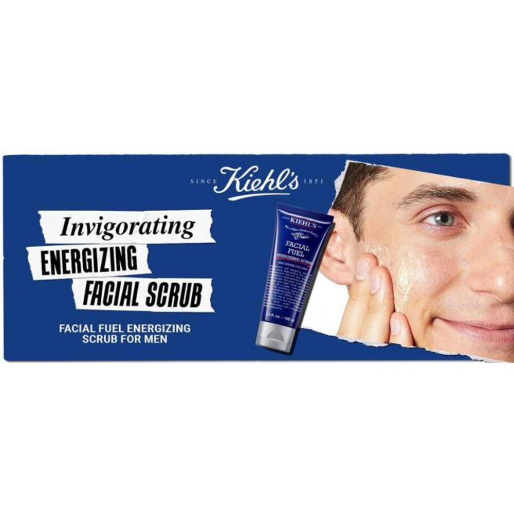 NEWBUNDLE 2 Kiehl's Facial Fuel Energizing Scrub Skin Buffer For Men 5 oz - Picture 4 of 7